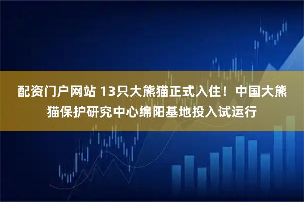 配资门户网站 13只大熊猫正式入住！中国大熊猫保护研究中心绵阳基地投入试运行